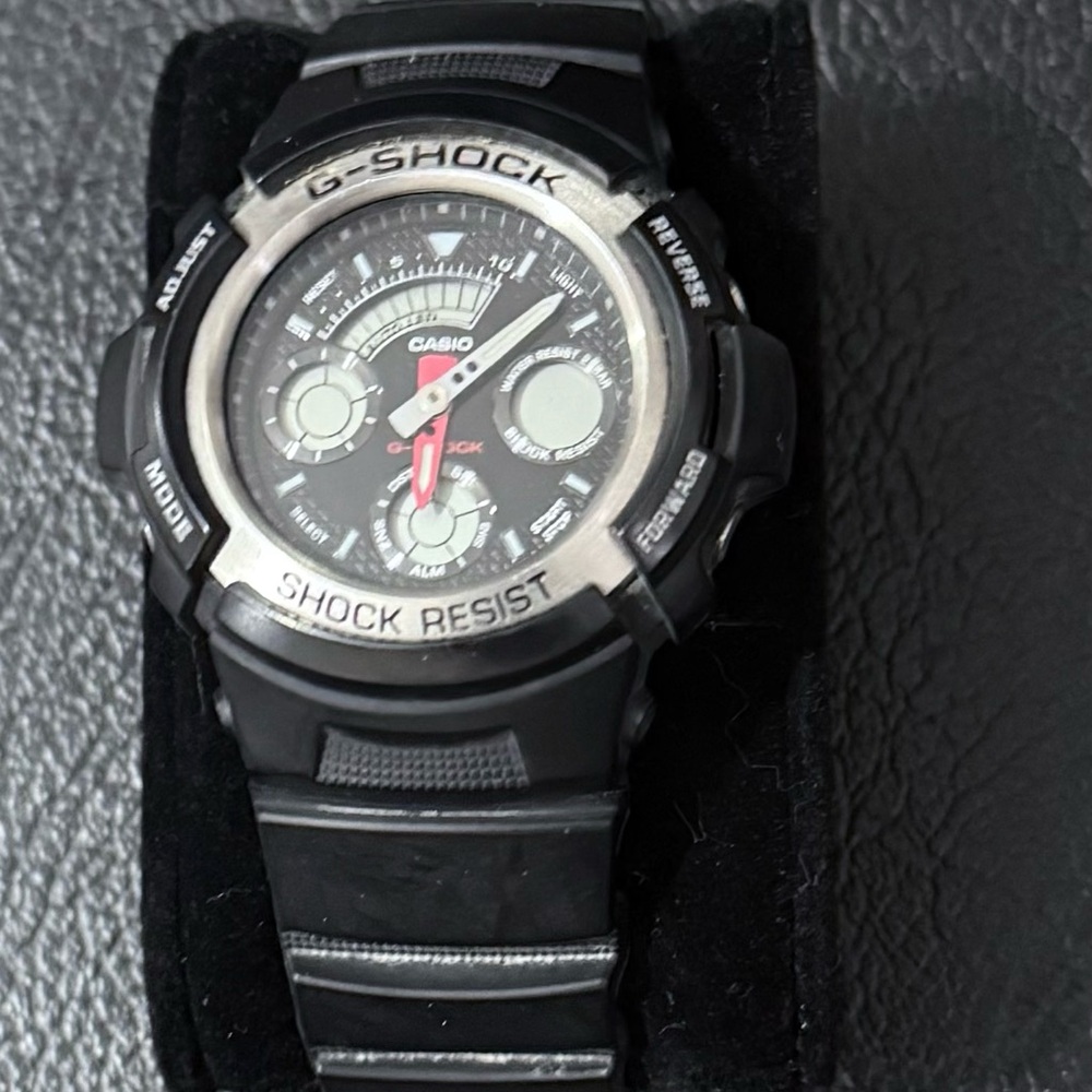 Casio G-Shock Black and Silver Watch